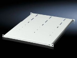 1/2U 19" Adjustable shelf 400 - 600 - Grey